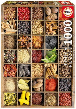 Puzzle 1000 dielne - Puzzle Spices Educa