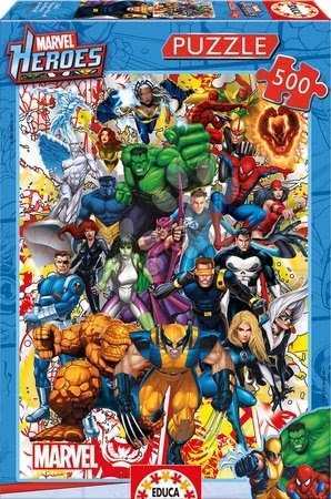 Puzzle - Puzzle Marvel Heroes Educa 500 db 11 évtől