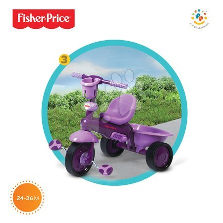 Tříkolky od 10 měsíců - Tříkolka Fisher-Price Royal Purple smarTrike - 4
