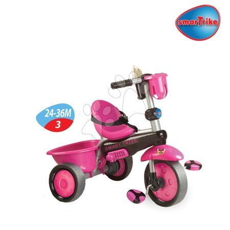 Tříkolky od 10 měsíců - Tříkolka Zoo Butterfly smarTrike - 3