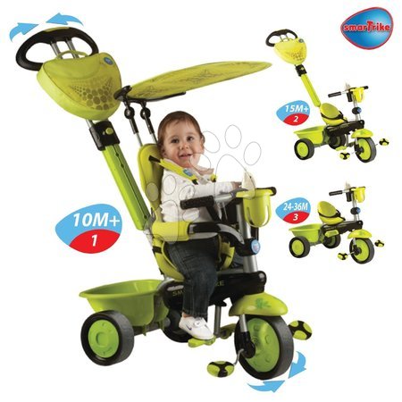 Triciklik 10 hónapos kortól - Tricikli ZOO Frog smarTrike - 1