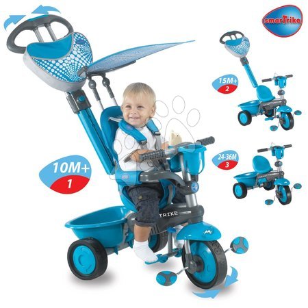 Tricikli od 10. meseca - Tricikel Zoo Delfin smarTrike - 1