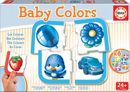 Puzzle pre najmenších - Puzzle Baby Colors Farby Educa - 2