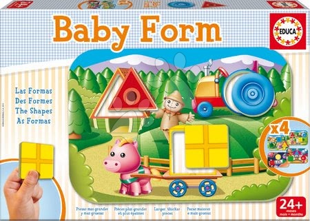 Puzzle pro nejmenší - Puzzle Baby Form Tvary Educa - 2