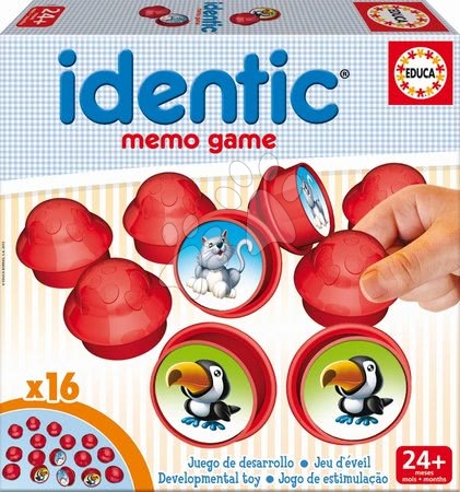 Pexeso - Pexeso Identic Hříbky se zvířátky Educa - 2