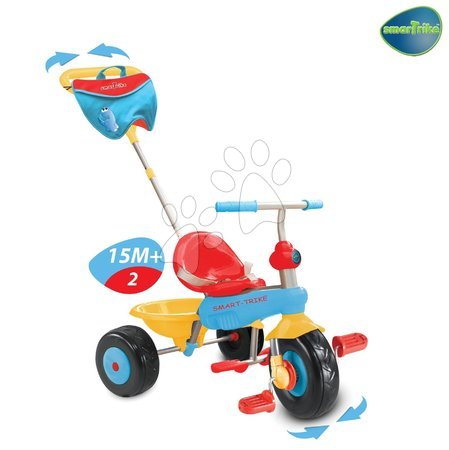 Triciclete de la 10 luni - Tricicletă Candy Dino smarTrike - 1