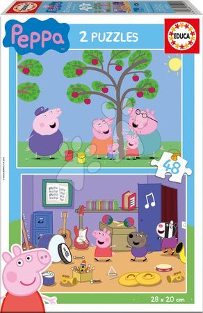 Detské puzzle do 100 dielov - Puzzle Peppa Pig Educa