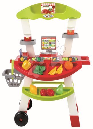 Supermarteturi pentru copii - Stand de legume 100% Chef Écoiffier