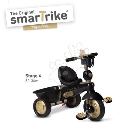 Trojkolky od 10 mesiacov - Trojkolka Dream Team Gold Touch Steering 4v1 smarTrike - 3