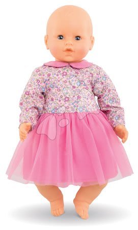 Oblečenie pre bábiky Corolle - Oblečenie Dress Long Sleevers Pink Mon Grand Poupon Corolle pre 42 cm bábiku od 24 mes_1