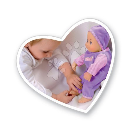 Neaktívna Staré položky - SMOBY 160121 Minikiss bábika smejúca sa, od 12 mesiacov, 27 cm - 3