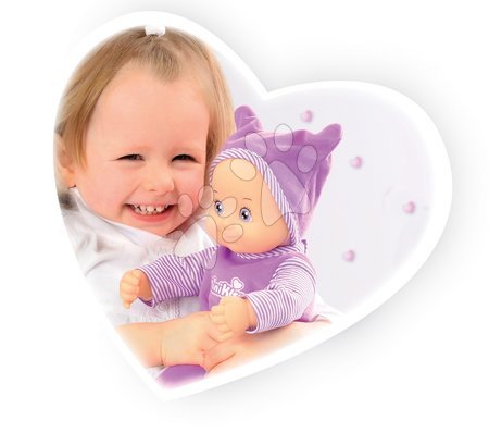 Neaktívna Staré položky - SMOBY 160121 Minikiss bábika smejúca sa, od 12 mesiacov, 27 cm - 4