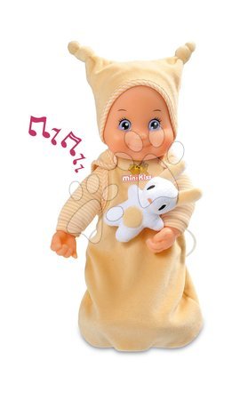 Játékbaba zenélő MiniKiss Smoby kiságyba 27 cm 12 hó-tól