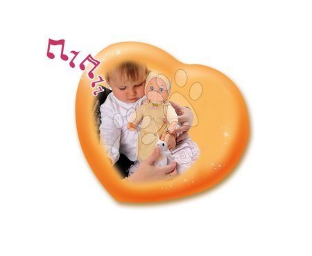 Igrače dojenčki od 9. meseca - Dojenček z zvokom MiniKiss Smoby za v posteljico 27 cm od 12 mes_1