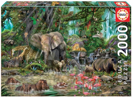 Puzzle und Geselschaftsspiele - Puzzle African Jungle Educa