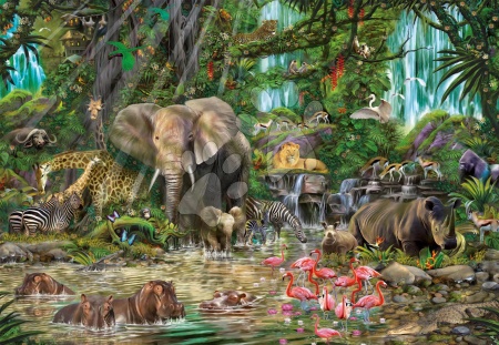 Puzzle 2000 teilig - Puzzle African Jungle Educa_1