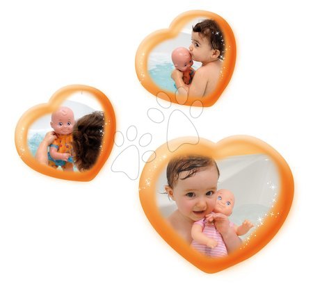 Igrače dojenčki od 9. meseca - Dojenček z zvokom MiniKiss Smoby za kopanje 27 cm rožnat od 12 mes_1