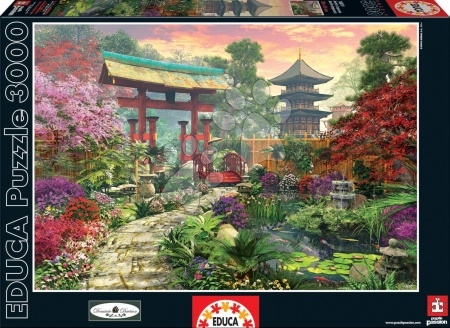 Puzzle 3000-dijelne - EDUCA 16019 Puzzle Genuine Japan Garden, 3000 ks - 2