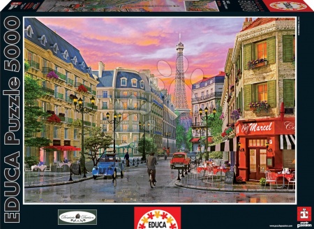 4000 - 8000 darabos puzzle - Puzzle D. H. Davison Rue Paris Educa - 2