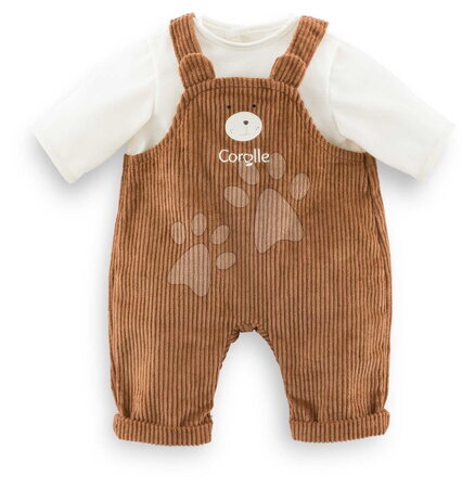 Ropa para muñecas - Mono y camiseta para muñeca Bear Overalls & T-Shirt Little Explorer Mon Grand Poupon Corolle
