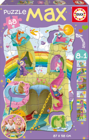 Kinder-Faltteppiche - Puzzle Giant Prinzessin und Ritter Educa