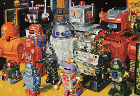 Puzzle 1000 dílků - Puzzle Genuine Robots Educa - 1