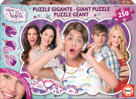 Dětské skládací koberce - Puzzle Giant Violetta Educa