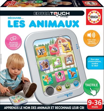 Jucării pentru bebeluși - Tabletă electronică Animăluțe Lex Animaux Educa