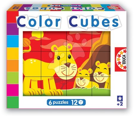 Pohádkové kostky - Pohádkové kostky Zvířátka a mláďátka Educa - 1