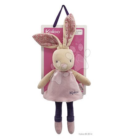Hadrové panenky - Plyšový králíček panenka Petite Rose-Musical Doll Kaloo - 2
