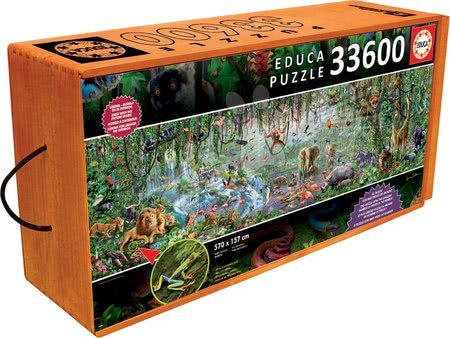 Igrače za vse od 10. leta - Puzzle Genuine Wildlife Educa