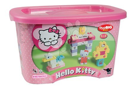 Stavebnice BIG-Bloxx jako lego - Stavebnice v dóze PlayBIG Hello Kitty BIG - 4