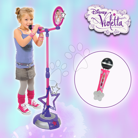 Dětské hudební nástroje - Mikrofon Violetta Smoby - 1