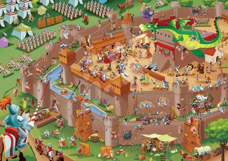 Puzzle 1000 dílků - Puzzle Historias De La Historia Middle Ages Educa - 1