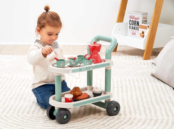 Accesorii și vase de bucătărie de jucărie - Cărucior de servit Breakfast 100% Chef Écoiffier - 4