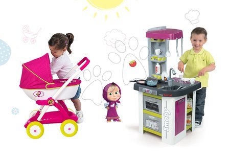 Kuchyňky pro děti sety - Set kuchyňka Tefal Studio BBQ Bublinky Smoby - 23
