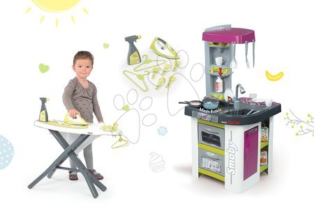 Kuchyňky pro děti sety - Set kuchyňka Tefal Studio BBQ Bublinky Smoby - 32