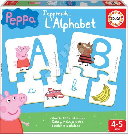 Peppa Pig - Joc educativ Învățăm alfabetul Peppa Pig Educa