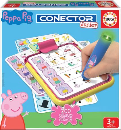 Idegennyelvű társasjátékok - Conector Junior Peppa Pig Educa