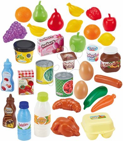 Accesorii și vase de bucătărie de jucărie - Alimente în plasă Food Net Écoiffier