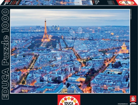 Puzzle 1000 dílků - Puzzle Genuine Paris Lights Educa - 2
