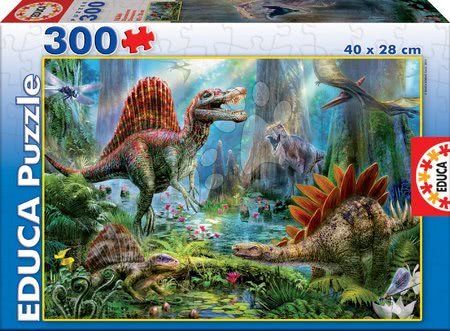 Detské puzzle od 100-300 dielov - Puzzle Dinosaurus Educa - 1
