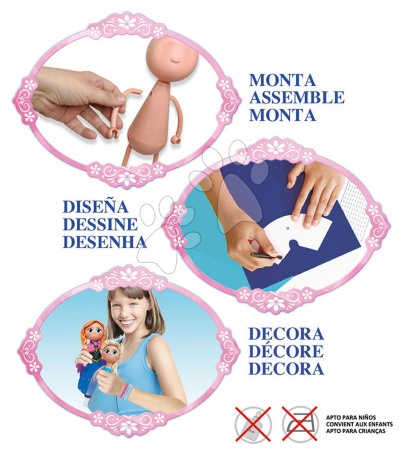 Ruční práce a tvoření - Panenky Frozen Ledové království Educa - 2