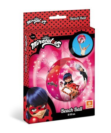 Nafukovací míče k vodě - Nafukovací plážový míč Miraculous Mondo - 1