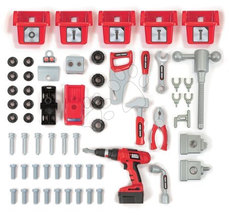 Staré položky - Pracovní dílna Black&Decker Bricolo centr Smoby - 3