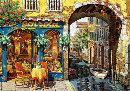 Puzzle 500 dílků - Puzzle Genuine XXL La Gensola, Viktor Shvaiko Educa - 1