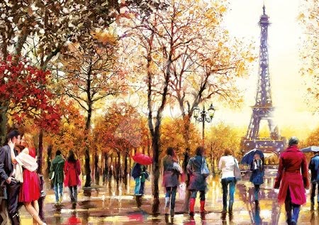 Puzzle 500 dílků - Puzzle Genuine XXL Eiffelova věž Educa - 1