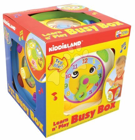 Staré položky - Didaktická kostka Activity Busy Box Learn'n'Play Kiddieland - 1