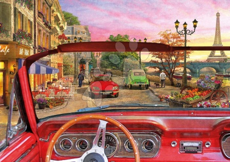 Puzzle 1500 dielne - Puzzle Genuine Paríž v aute Educa - 1