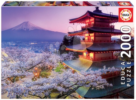 Puzzle 2000 teilig - Puzzle Genuine Mount Fuji, Japan Educa